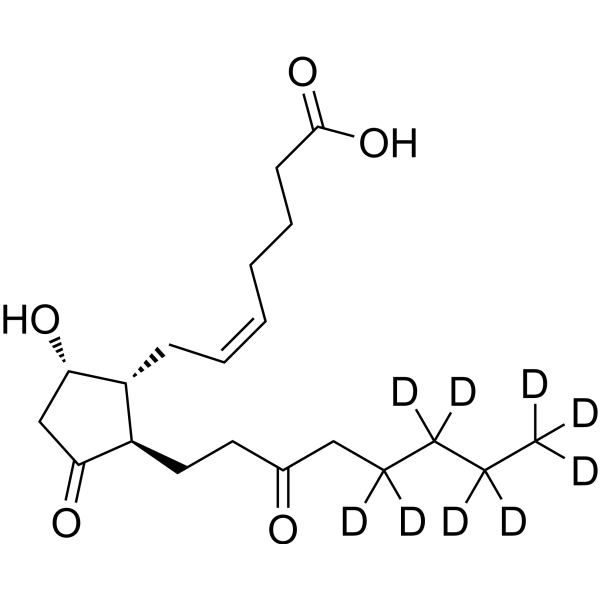 13,14-Dihydro-15-keto prostaglandin D2-d9 2738376-77-5
